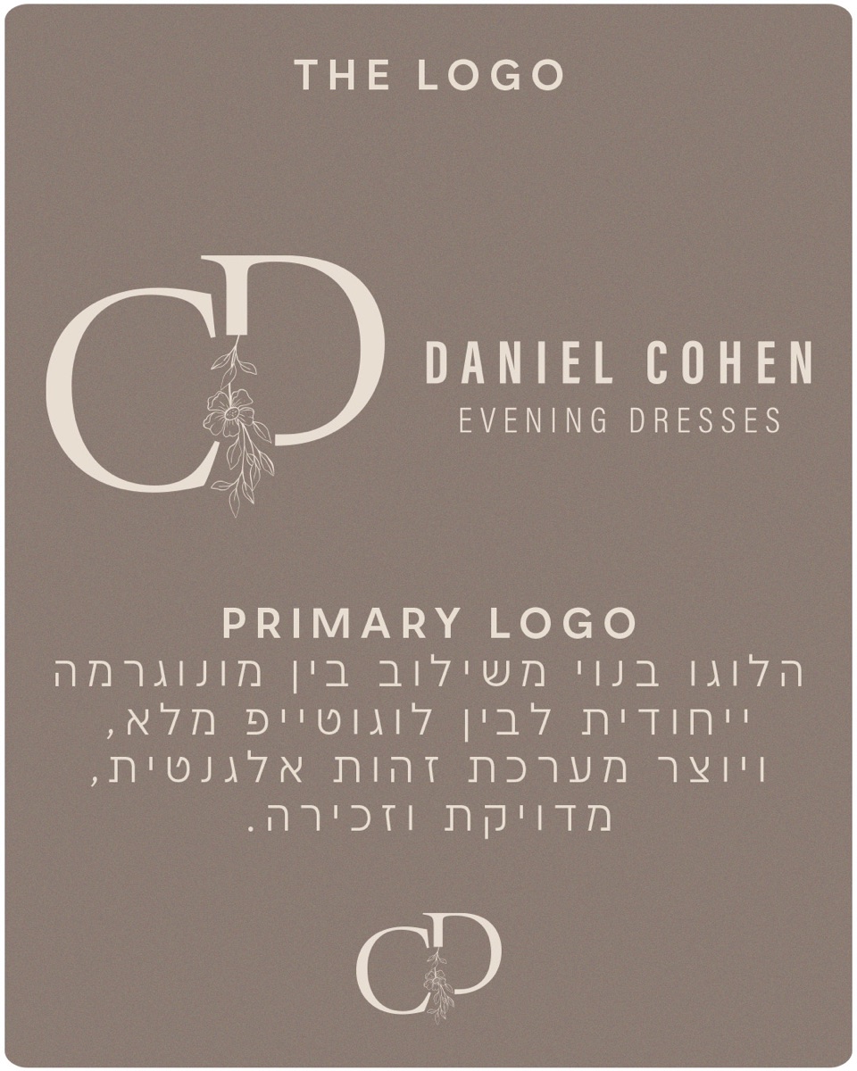 לוח THE LOGO מתוך סט המסירה