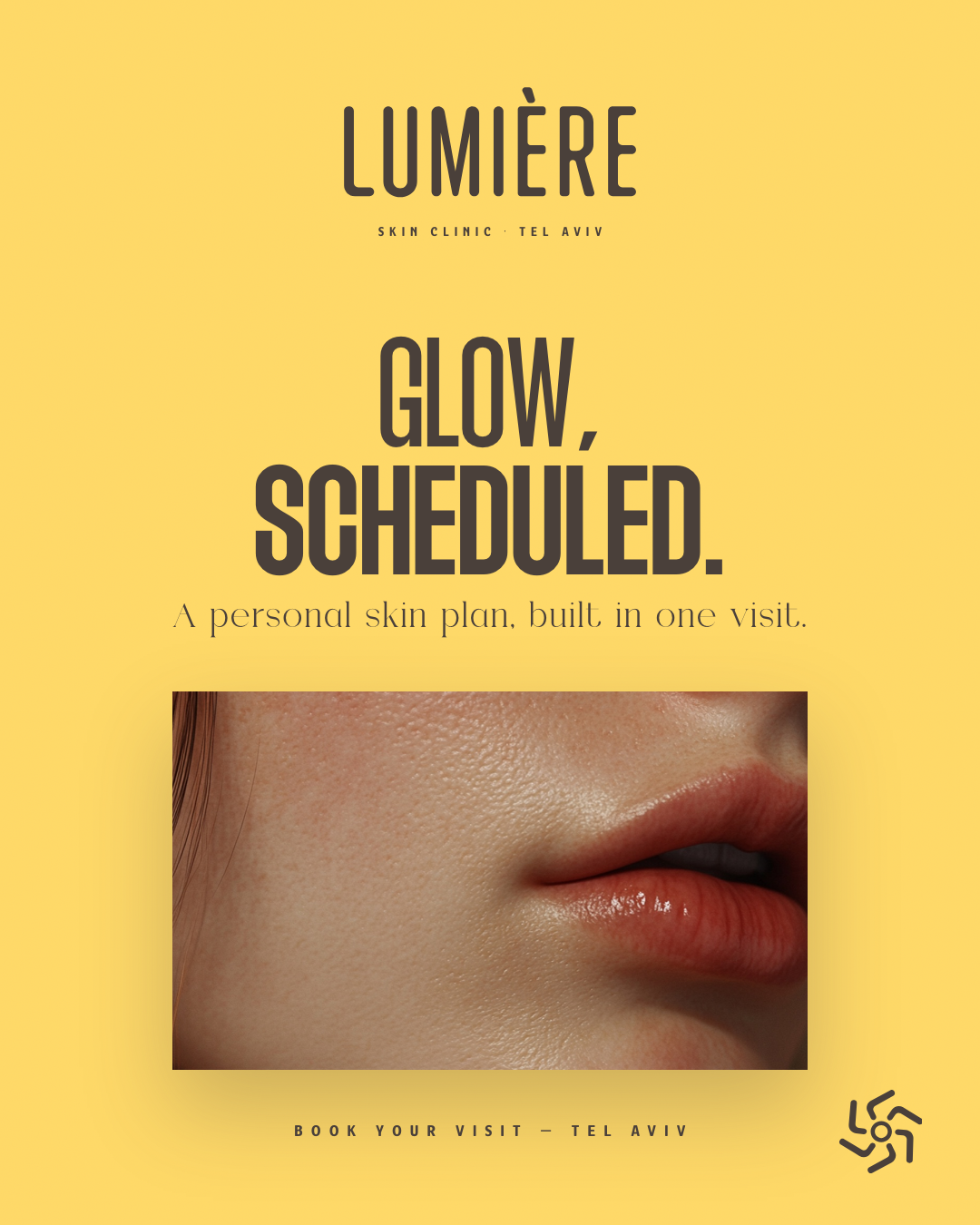 מודעת Lumière — GLOW, SCHEDULED