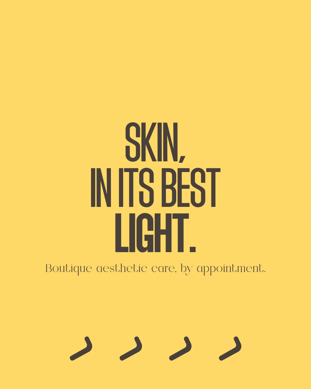 Skin, in its best light — typographic post