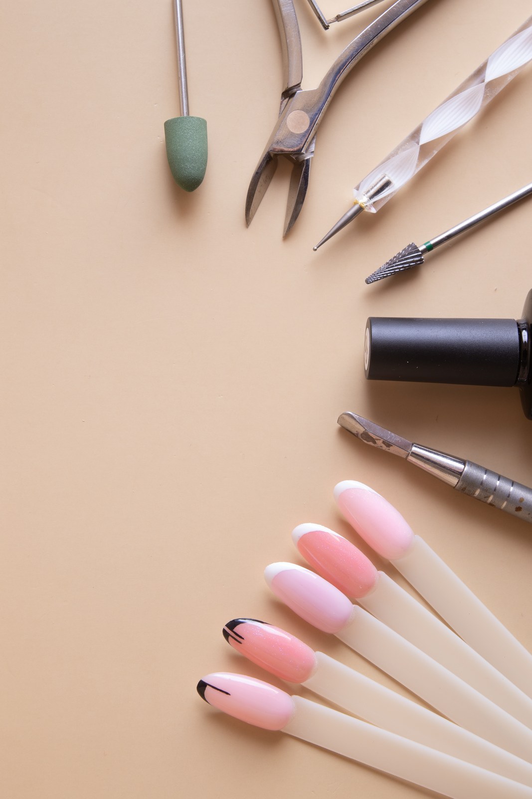Tools and tips flat-lay
