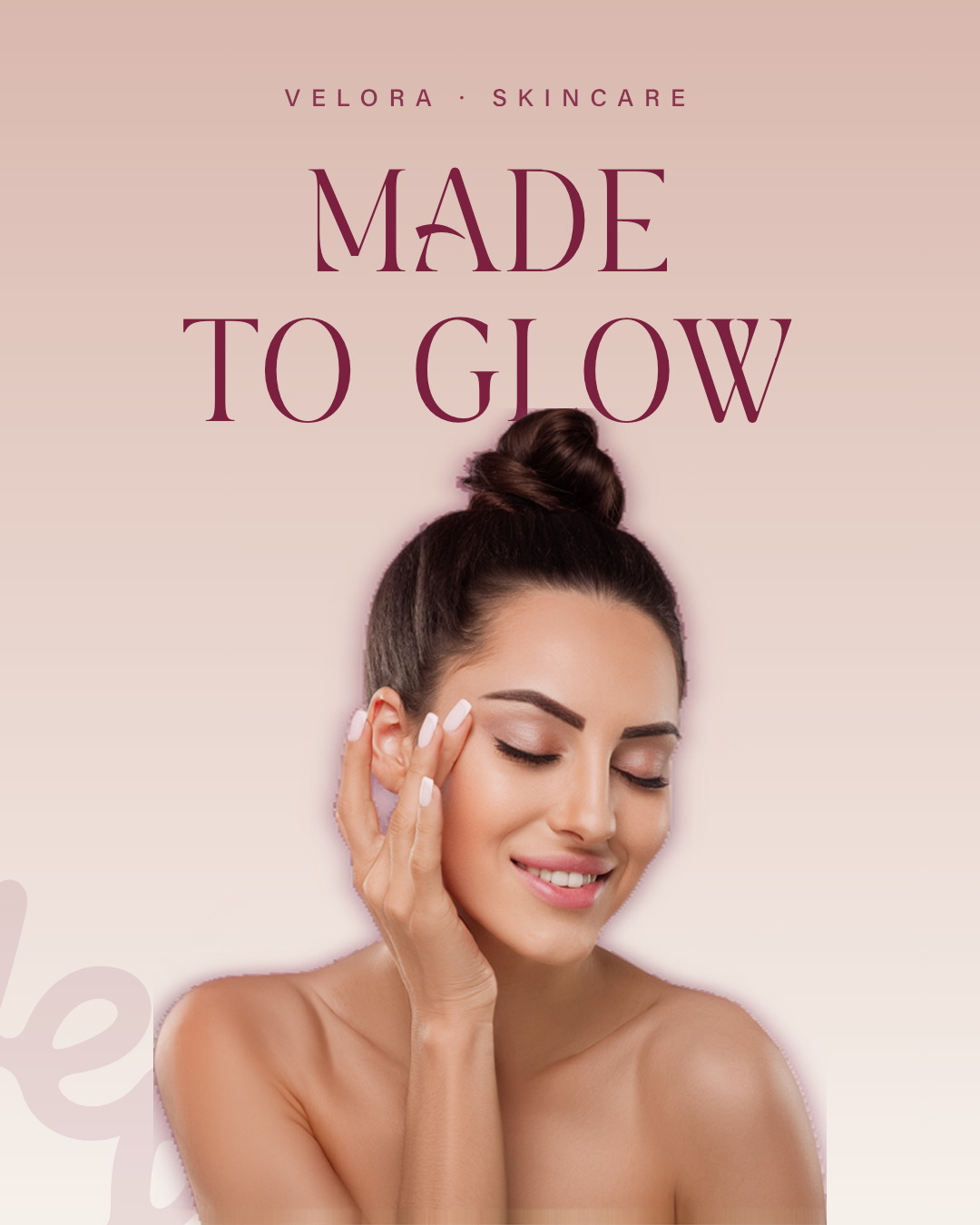 Made to Glow: פורטרט על רקע בהיר